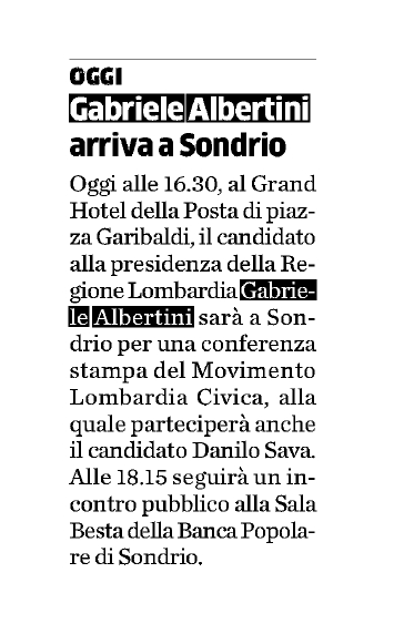 La Provincia di Sondrio